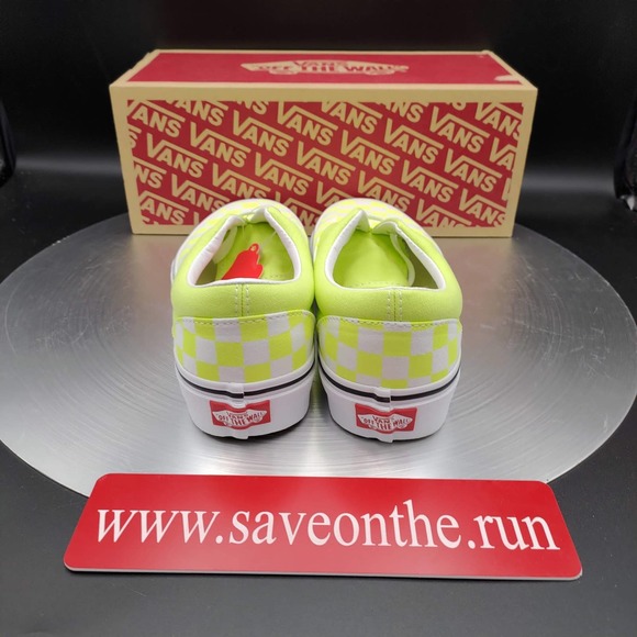 VANS ERA CHECKERBOARD "SHARP GREEN" 6.5 - Picture 7 of 12